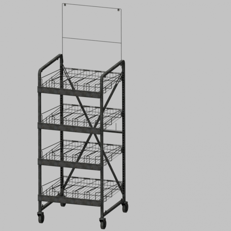 4-Tier Beverage Display – 2L & Multi-Packs