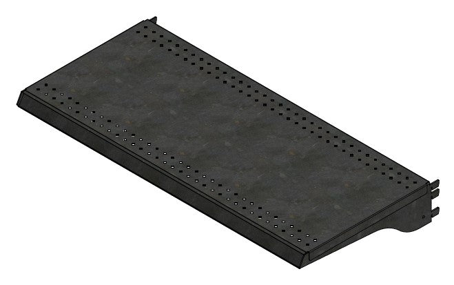 Metal Gondola Shelves – 3’ W x 16” D, Flat or Angled Display