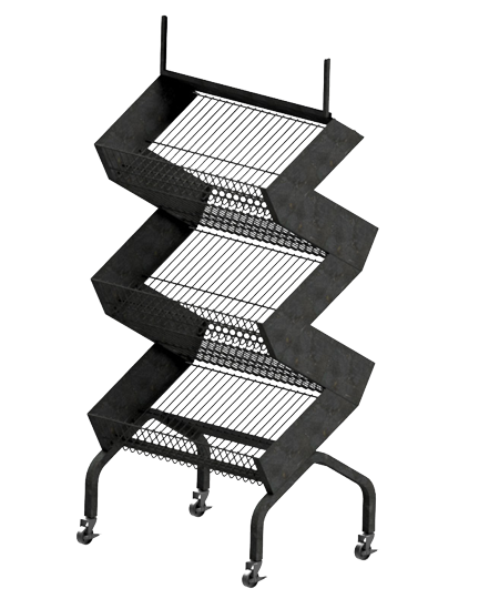 Z Candy Rack – Double-Sided Impulse Merchandiser